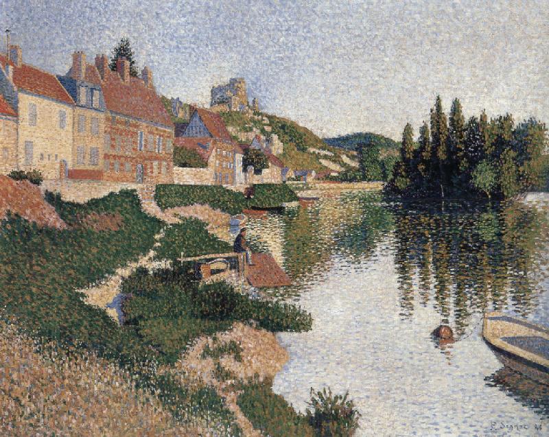 riverbbank les andelys, Paul Signac